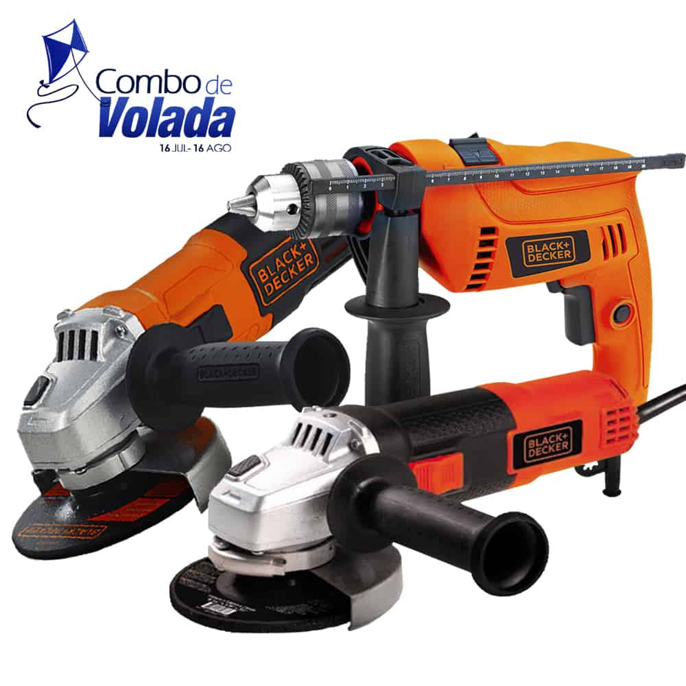 COMBO PULIDORA 4 1/2” 820W + PULIDORA ANGULAR 4-1/2″ 650W G650-B3 / G720-B3AI