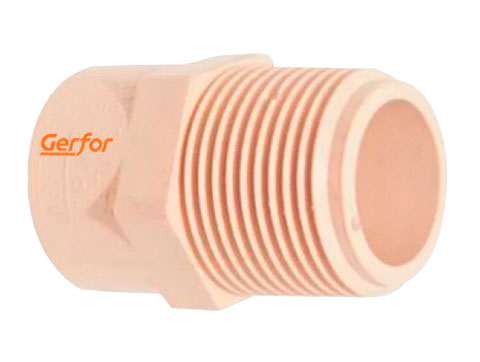 ADAPTADOR MACHO CPVC AGUA CALIENTE 3/4" / 100809