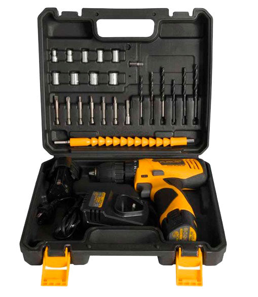 KIT TALADRO INALÁMBRICO DE ROTACIÓN 3/8" - 12V FURIUS / REF: FCD12KIT