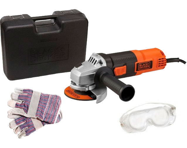 COMBO PULIDORA G720XK 920W B&D + CAJA PLASTICA + GUANTES + GAFAS B&D / G720XK-B3