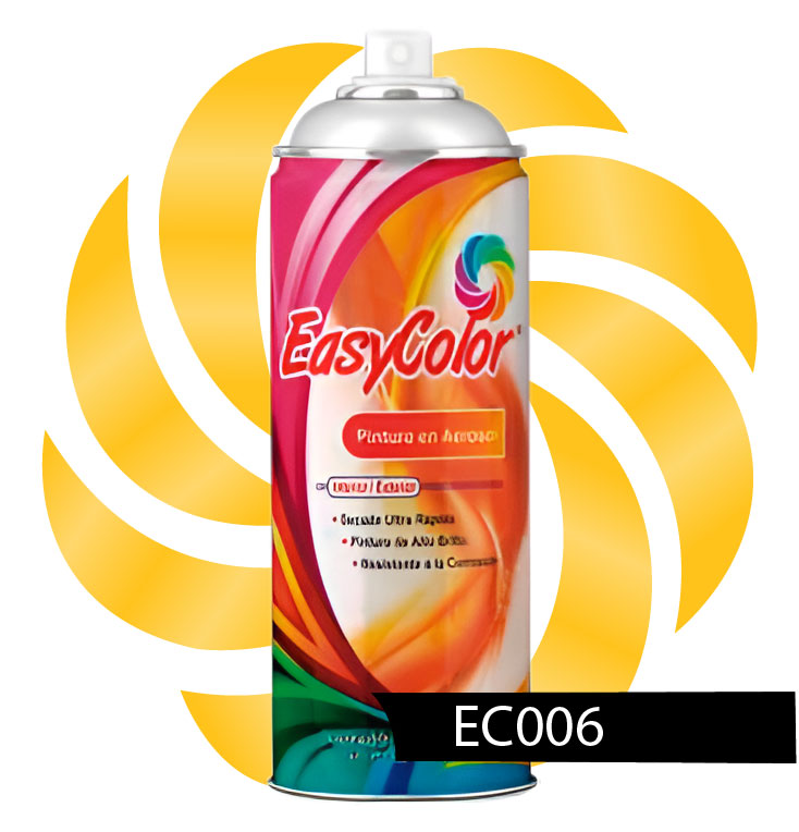 AEROSOL AMARILLO CROMO 400ML EASYCOLOR / EC006