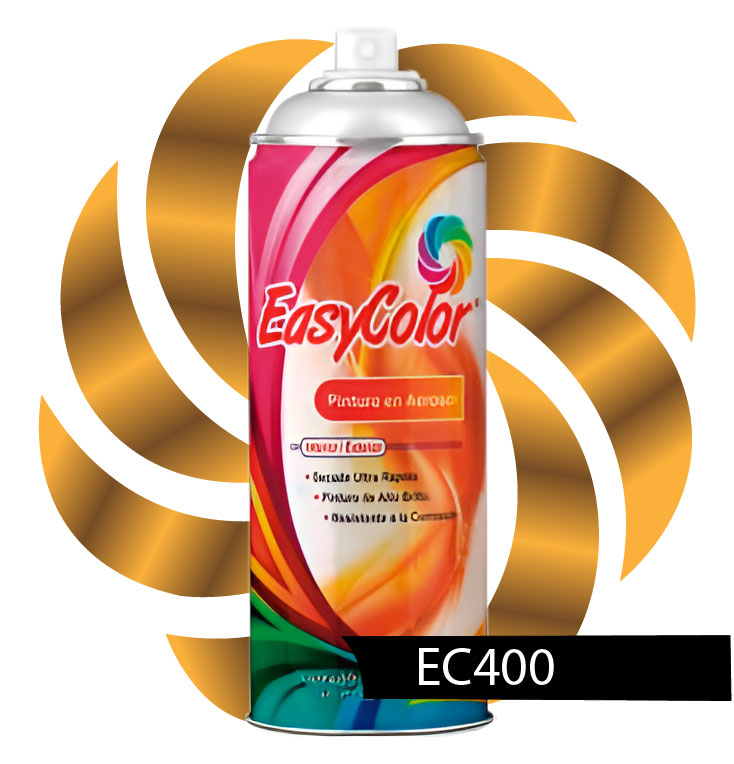 AEROSOL METALIZADO ORO 18K 400ML EASYCOLOR / EC400