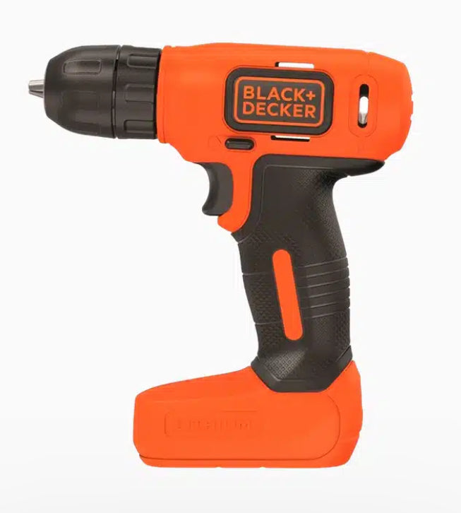 TALADRO ATORNILLADOR INALÁMBRICO 3/8" - 8V BLACK DECKER / REF: LD008-B3