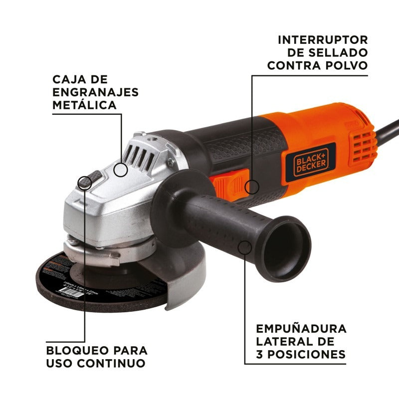 COMBO PULIDORA 4 1/2” 820W + PULIDORA ANGULAR 4-1/2″ 650W G650-B3 / G720-B3AI