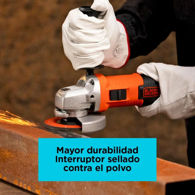 COMBO PULIDORA G720XK 920W B&D + CAJA PLASTICA + GUANTES + GAFAS B&D / G720XK-B3