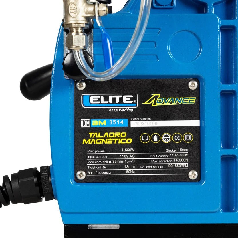 TALADRO DE BASE MAGNÉTICA ADVANCE DE 1-3/8” (35MM) ELITE BM3514
