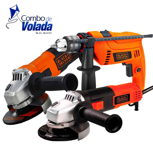 COMBO PULIDORA 4 1/2” 820W + PULIDORA ANGULAR 4-1/2″ 650W G650-B3 / G720-B3AI