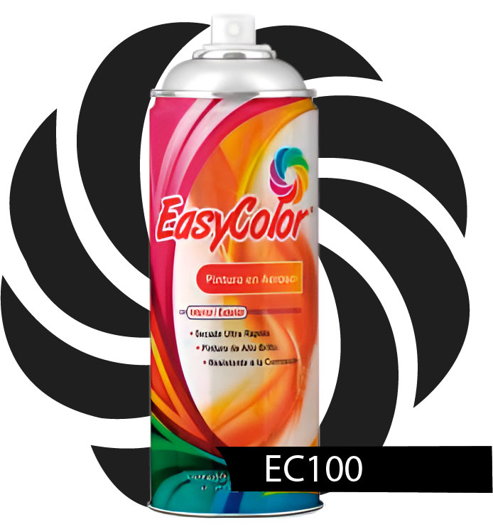 AEROSOL NEGRO ALTAS TEMPERATURAS 400ML EASYCOLOR / EC100