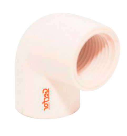 CODO 90°  CPVC AGUA CALIENTE 1/2" / 100711
