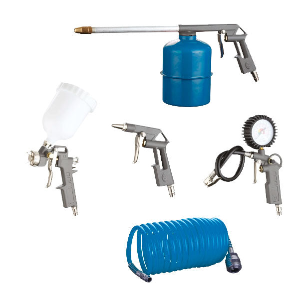KIT DE ACCESORIOS PARA COMPRESORES DE AIRE (5 PIEZAS) ELITE / REF: AIRKIT5