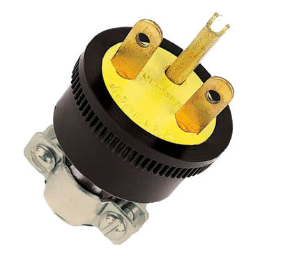 CLAVIJA CON TERMINAL DE POLO A TIERRA 15 A / 250V / C-022