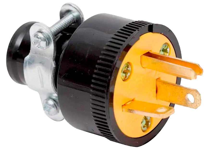 CLAVIJA CON TERMINAL DE POLO A TIERRA 15 A / 250V / C-022