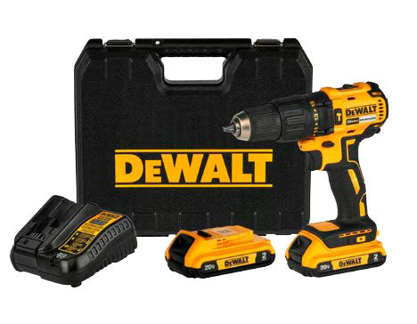 TALADRO PERCUTOR 1/2" + 2 BATERÍAS + CARGADOR + MALETA DEWALT / REF: DCD7781D2-B3