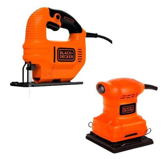 COMBO SIERRA CALADORA (REF: KS501-B3) + LIJADORA (REF: BS200-B3) BLACK DECKER / REF: KS501-B3A
