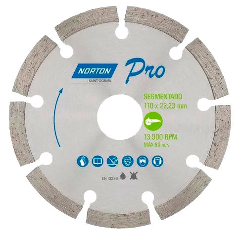 DISCO DIAMANTADO NORTON PRO SEG. 4.1/2 66260183965 / 70184624364