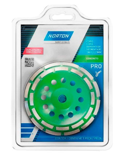 COPA DIAMANTADA SEGMENTADA NORTON 4 12x78 / 70184607602