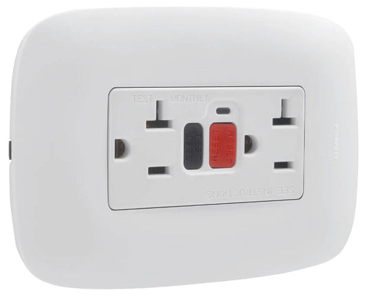 TOMA DOPLE PROTECCION GFCI POLO A TIERRA / GL-303AGF