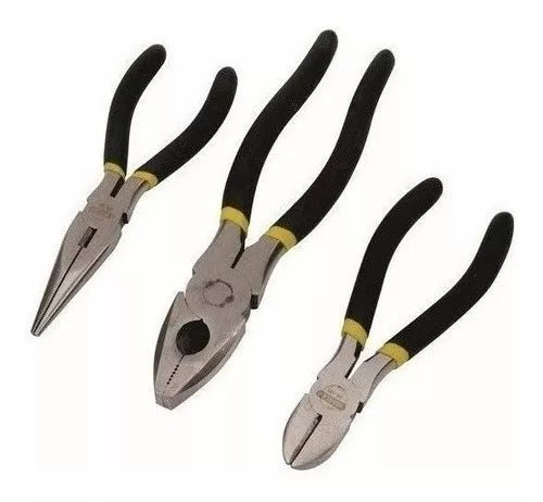 JUEGO DE 3 ALICATES - STANLEY / INF-90-162LA