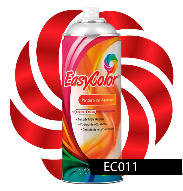AEROSOL ROJO BRILLANTE 400ML EASYCOLOR / EC011