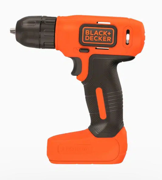 TALADRO ATORNILLADOR INALÁMBRICO 3/8" - 8V BLACK DECKER / REF: LD008-B3
