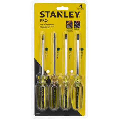 JUEGO DE 4 DESTORNILLADORES PRO TORX STANLEY / REF: STHT69173