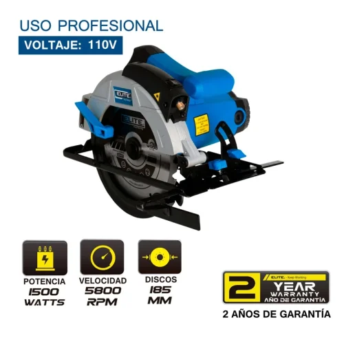 Sierra Circular 7 1/4 Pulgadas 1.550W CHS16 Elite