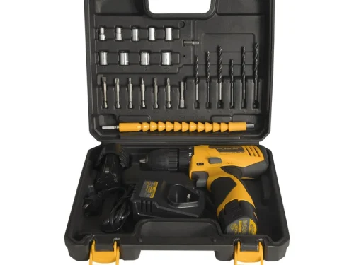 Taladro Atornillador Inalámbrico 12V Ion 3/8 Pulgadas 1350 RPM Furius + KIT