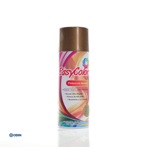 PINTURA AEROSOL EASYCOLOR ANOLOC METALICO EC405 para interior y exterior de alto brillo y secado rápido