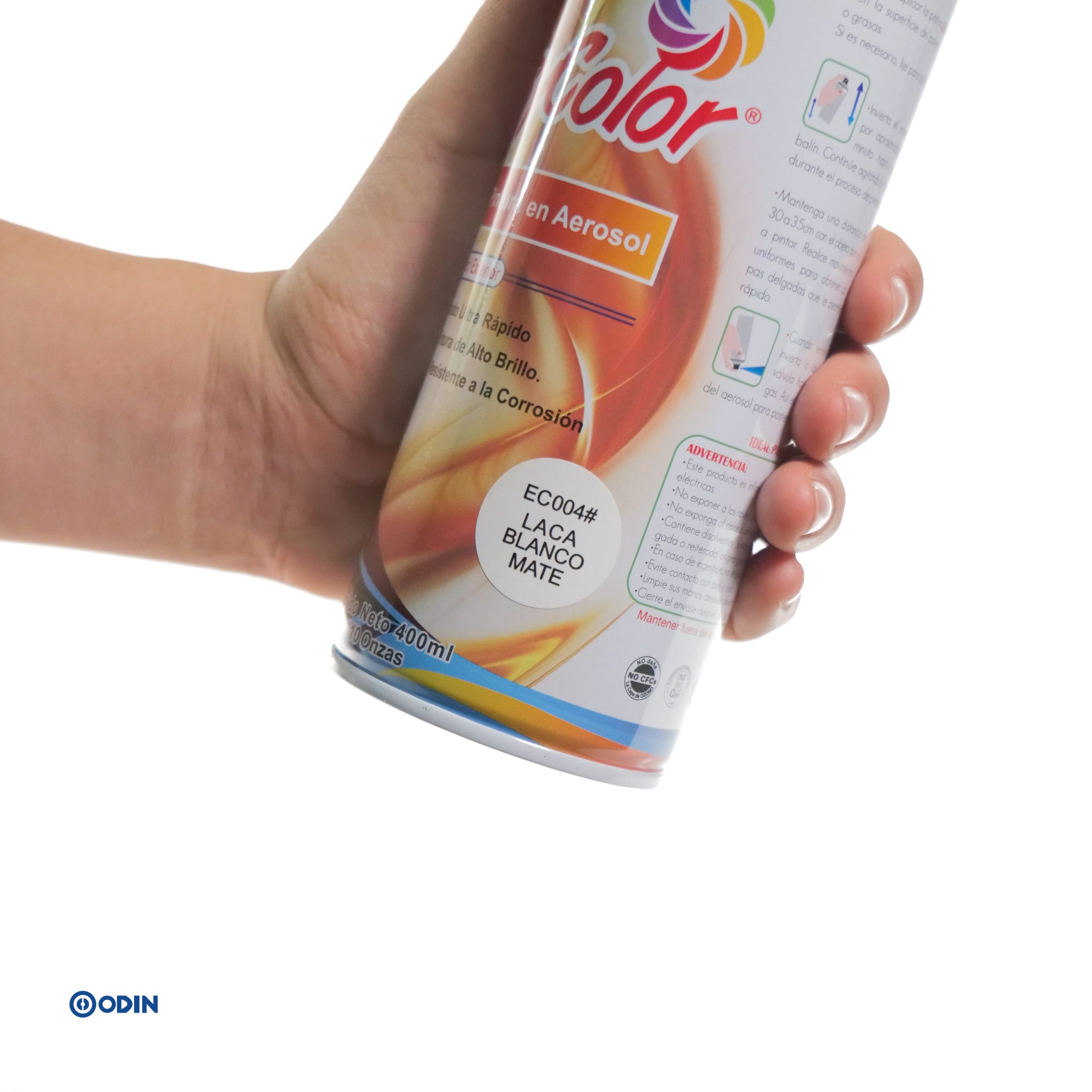 PINTURA AEROSOL EASYCOLOR BLANCO MATE EC004 - Image 3