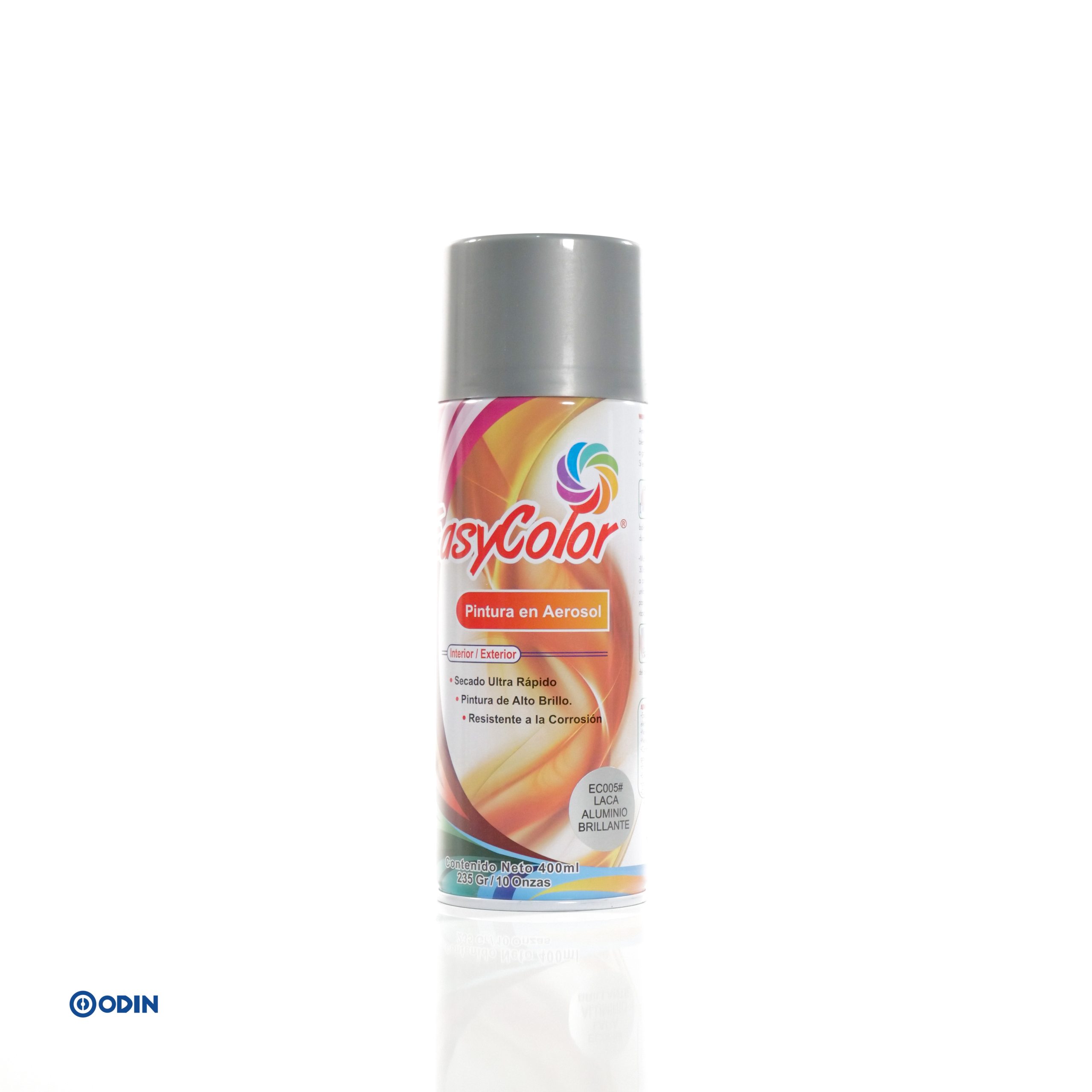 Pintura en aerosol EasyColor interior y exterior de alto brillo y secado rápido