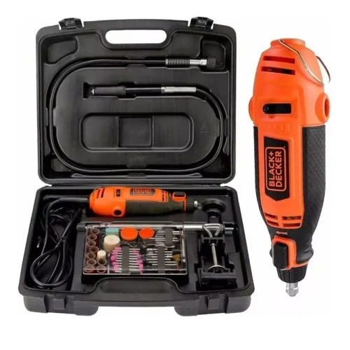 Moto Tool Black+Decker RT18KA-B3 180W Minitorno con 110 accesorios_