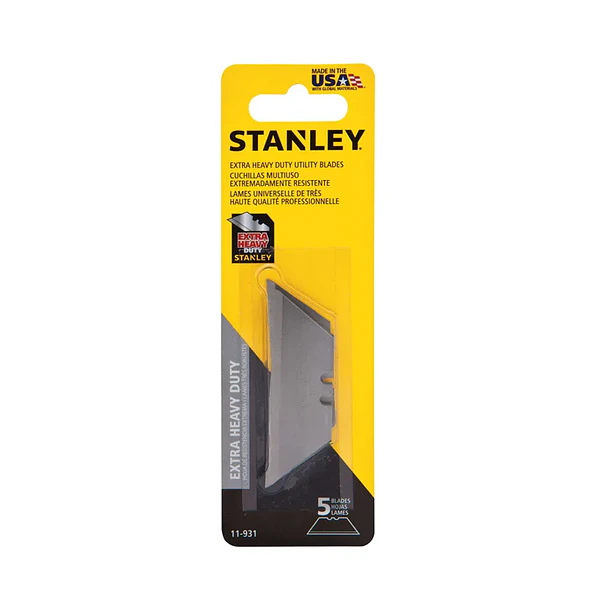 Set de Hojas de Repuesto 5 Piezas Servicio Pesado Stanley 11-921