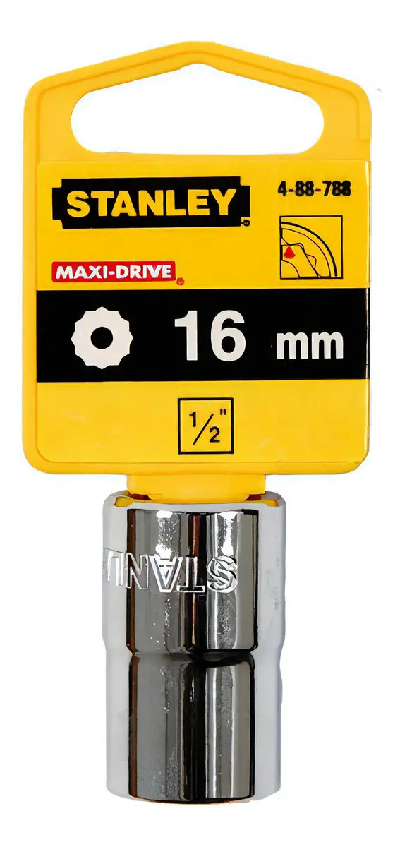 Dado Cuadro 1/2 X16mm Stanley 4-88-788