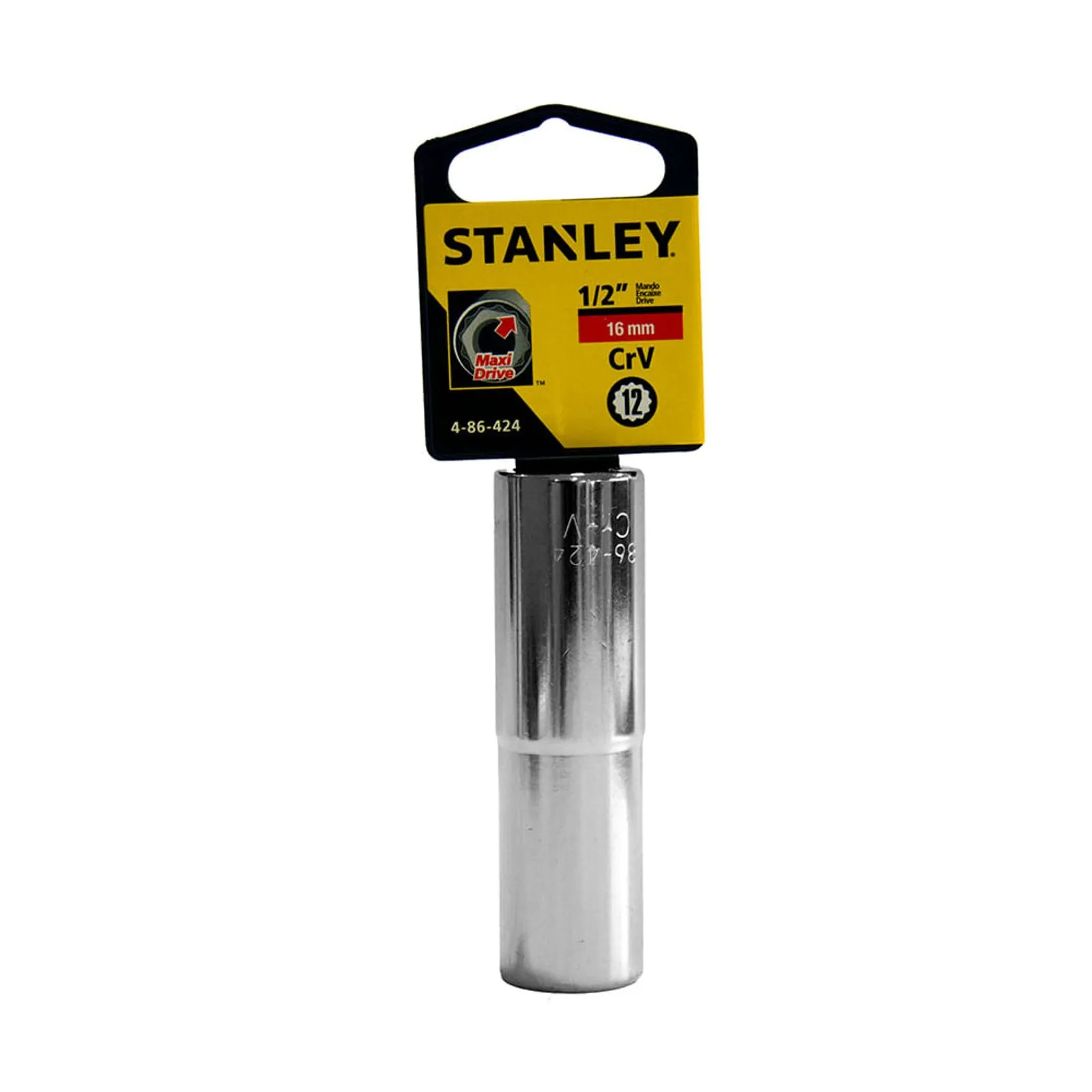Copa Larga 12 puntas 1/2x16mm STANLEY 4-86-424