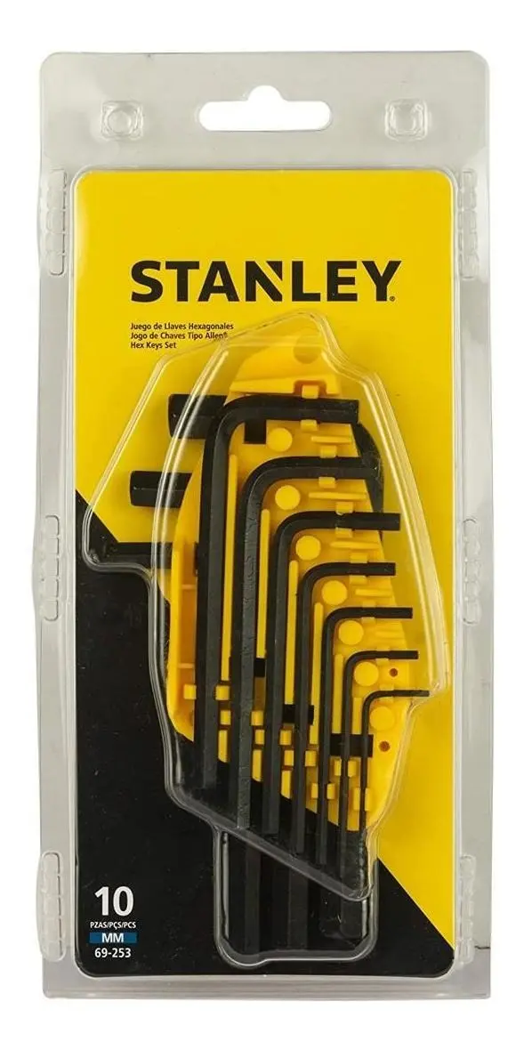 Llaves Bristol Stanley Jgo 10 Pc 1.5 10mm 69-253