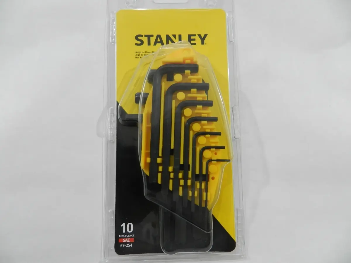 Juego De 10 Llaves Hexagonales Allen Pulgadas Stanley 69-254 - Image 2