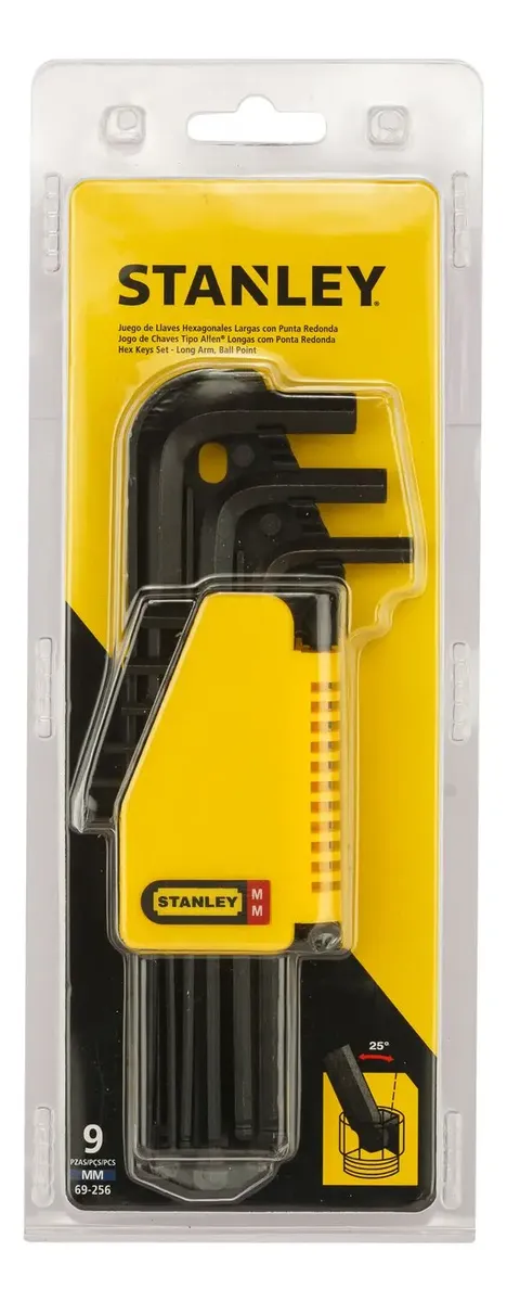 Juego Llave Bristol Tp Bola Mm 15a10 Mm 9 Pz Stanley 69-256
