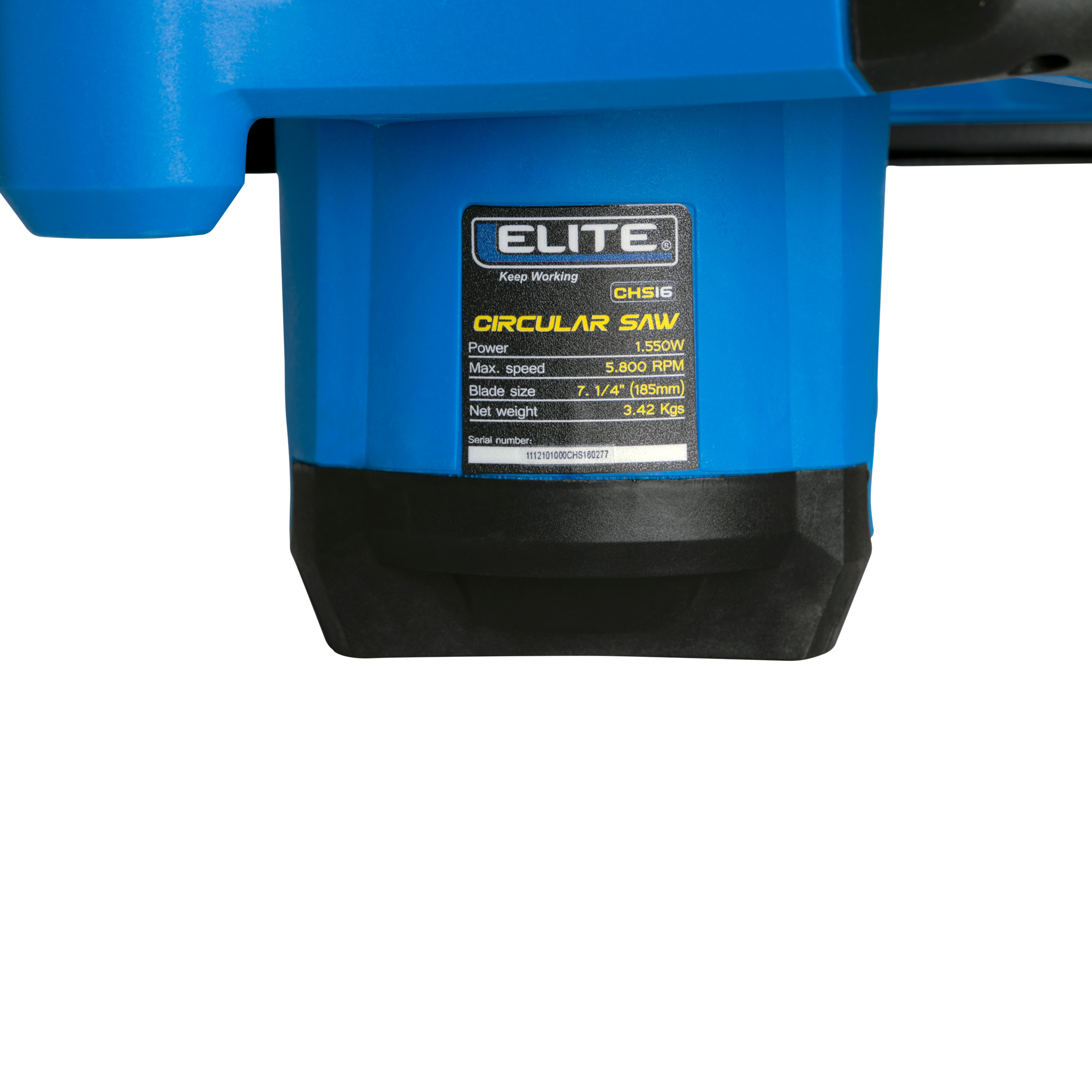 Sierra circular 1.550 W 5.800 RPM con guía láser Rf. CHS16 ELITE - Image 6