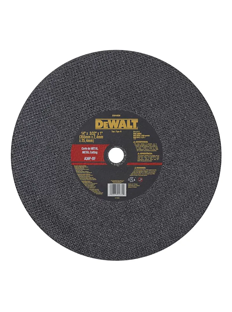 Disco Abrasivo de Corte para Tronzadora de 16"X 3/32"X1"