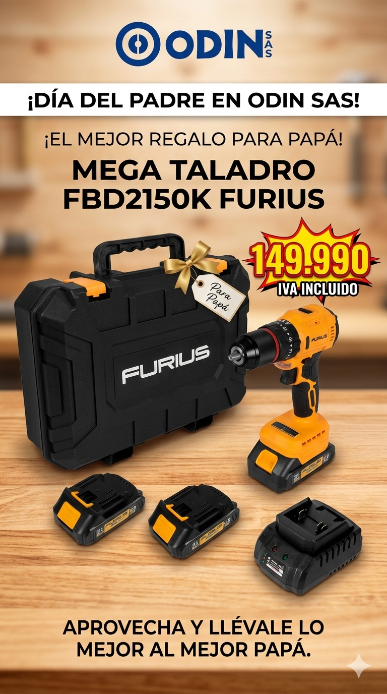 PROMOCION # 9 DIA DEL PADRE ODIN SAS FBD2150K FURIUS