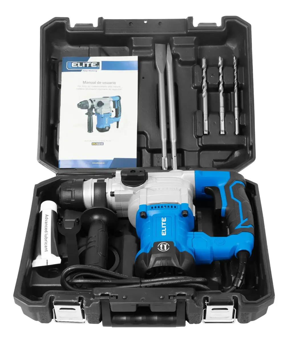 Rotomartillo SDS Plus Elite RM1126 1100W 4J 4000GPM 26mm - Image 5