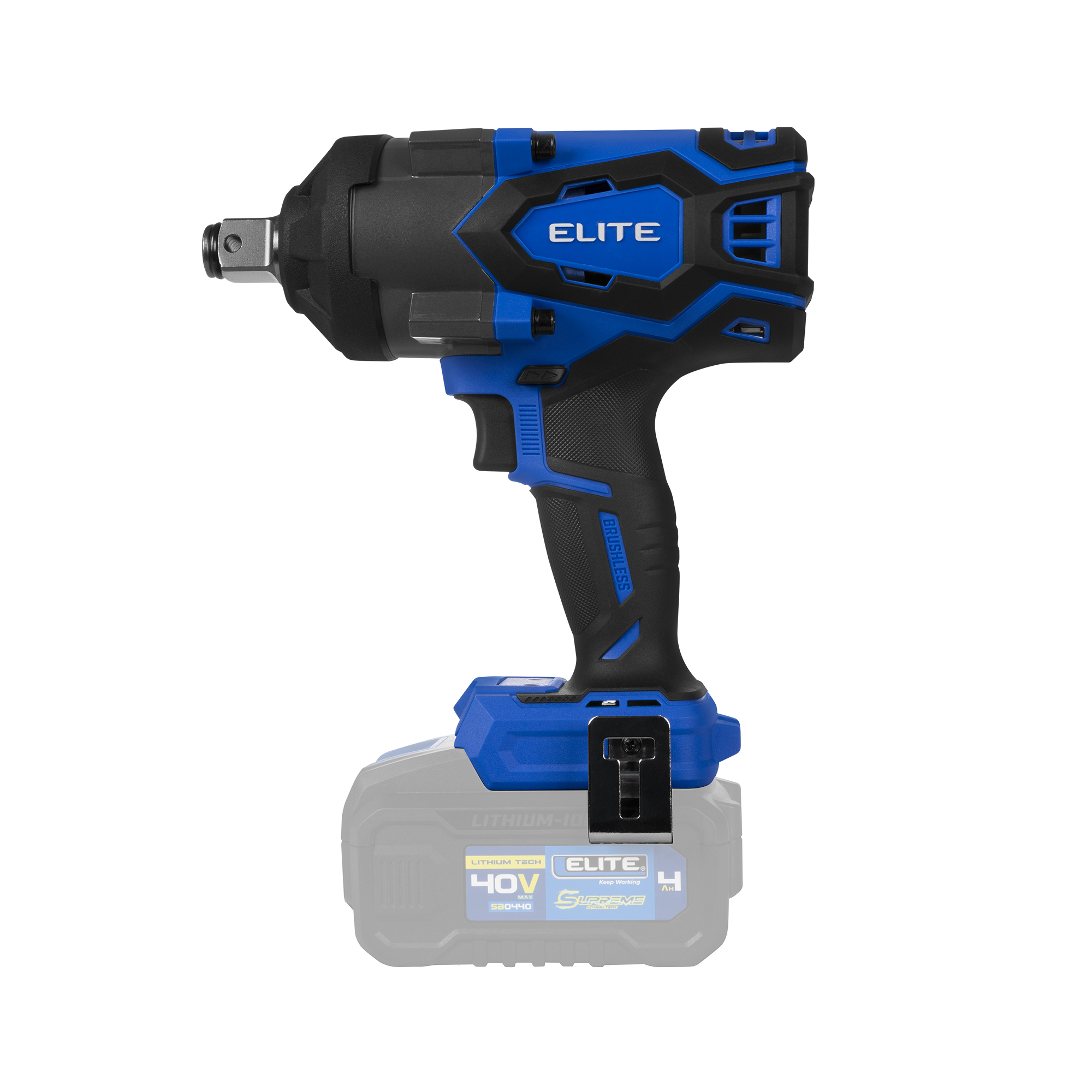 LLAVE DE IMPACTO INALÁMBRICA 3/4” SIN ESCOBILLAS BTM (BRUSHLESS TECH MOTOR) (NO INCLUYE BATERÍA NI CARGADOR) - Image 4
