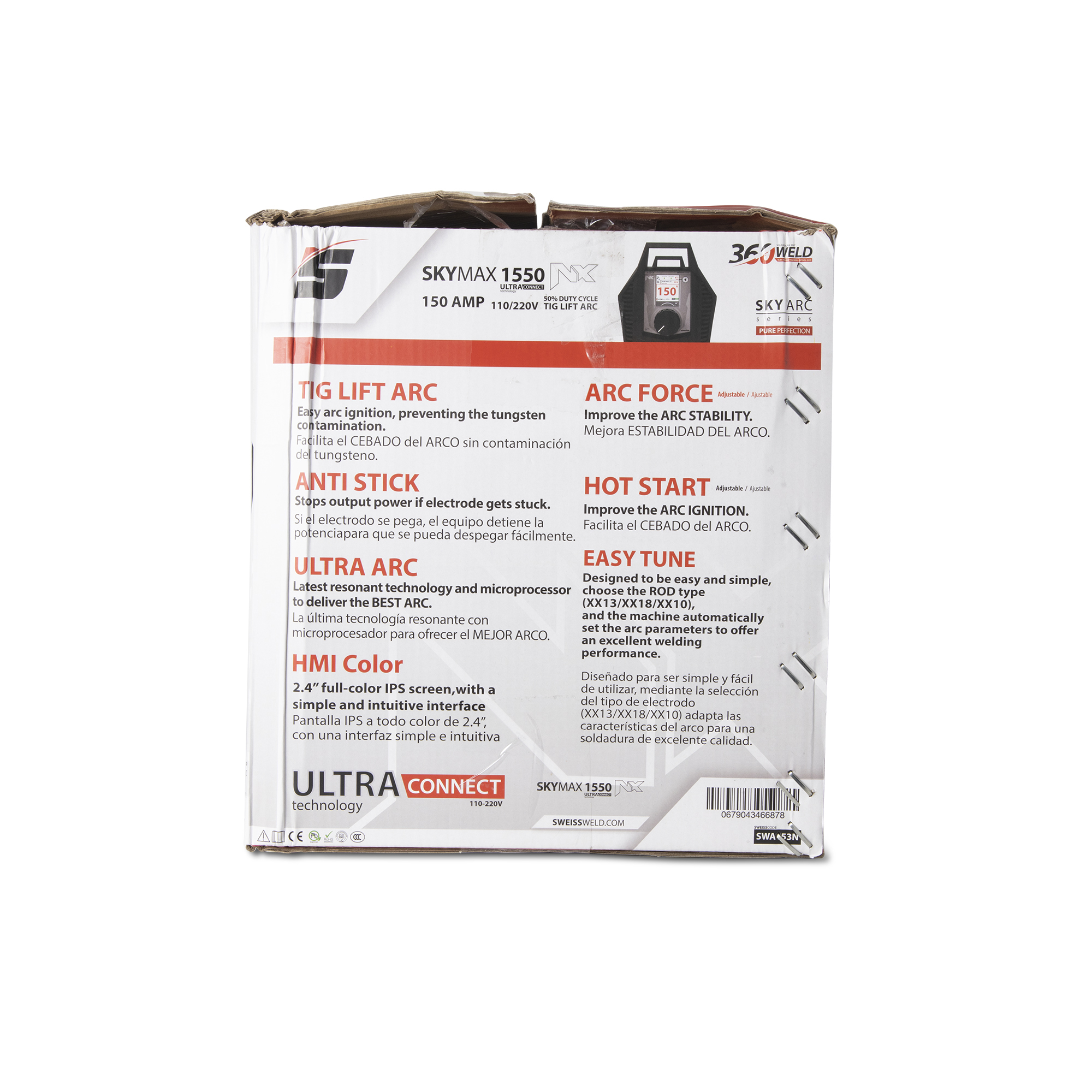 Soldador inversor 150A 110/220V . SKYMAX 1550 NX - Image 13
