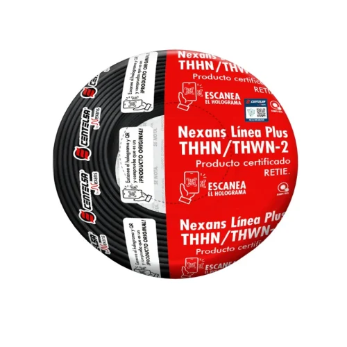 ALAMBRE COBRE THHN 12 NEGRO
