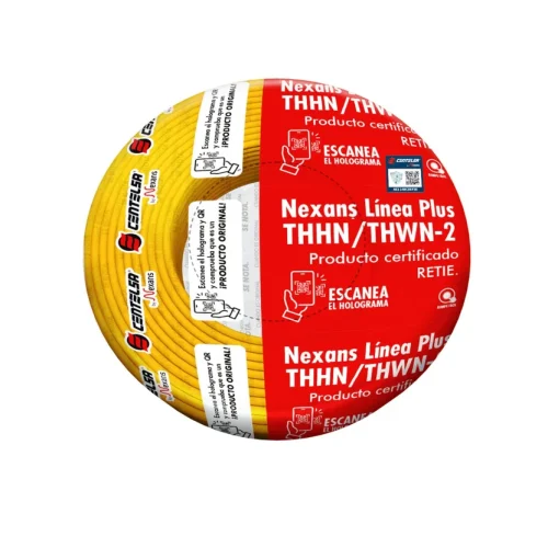 ALAMBRE COBRE THHN 14 AMARILLO