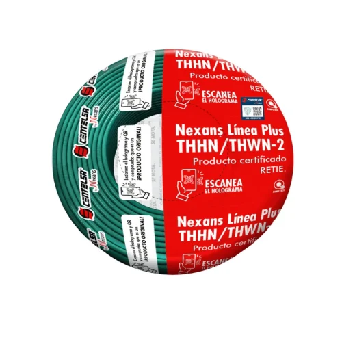 ALAMBRE COBRE THHN 14 VERDE