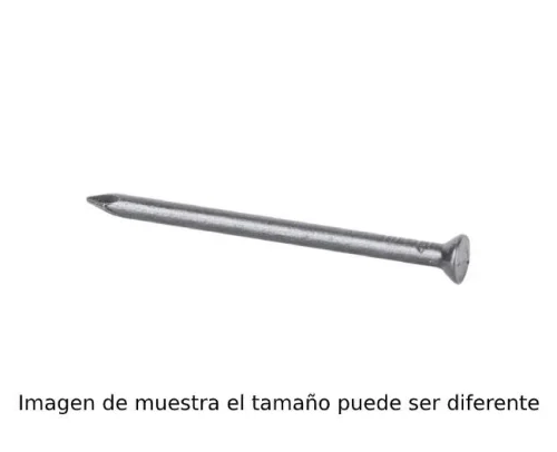 CLAVO ACERO LISO CONCRETO 3 1/2 PAVONADO X 500 GR