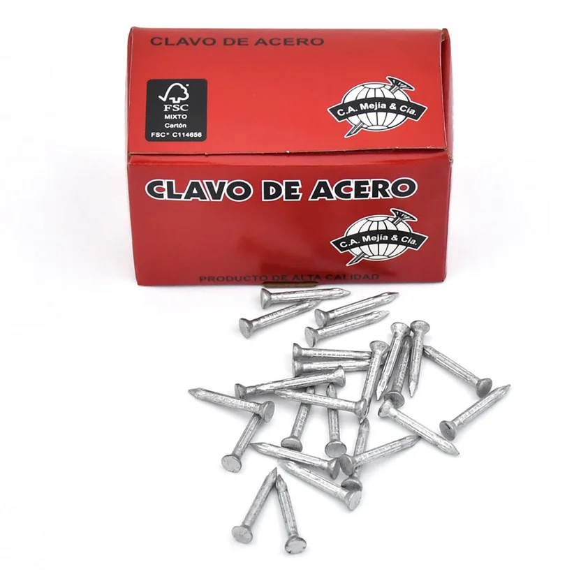 Clavo Acero Estriado Vertical 2-1/2" 500 G 5202V43L08