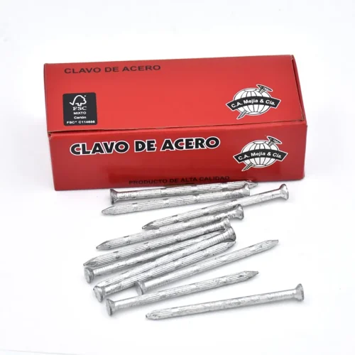 Clavo Acero Estriado Vertical 3 500 G 2V43L05