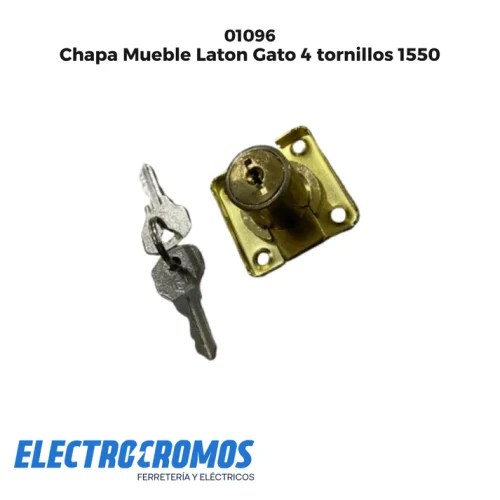 CHAPA MUEBLE LATONADA 1550I